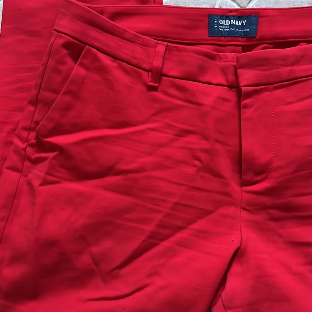 Old Navy Harper Mid Rise Pants Size 8 - Picture 3 of 12